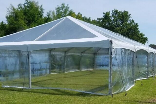 20 Mil CLEAR PVC Vinyl Super Duty Tarp Fire Retardant Material Certified Glass Clear Industry Quality