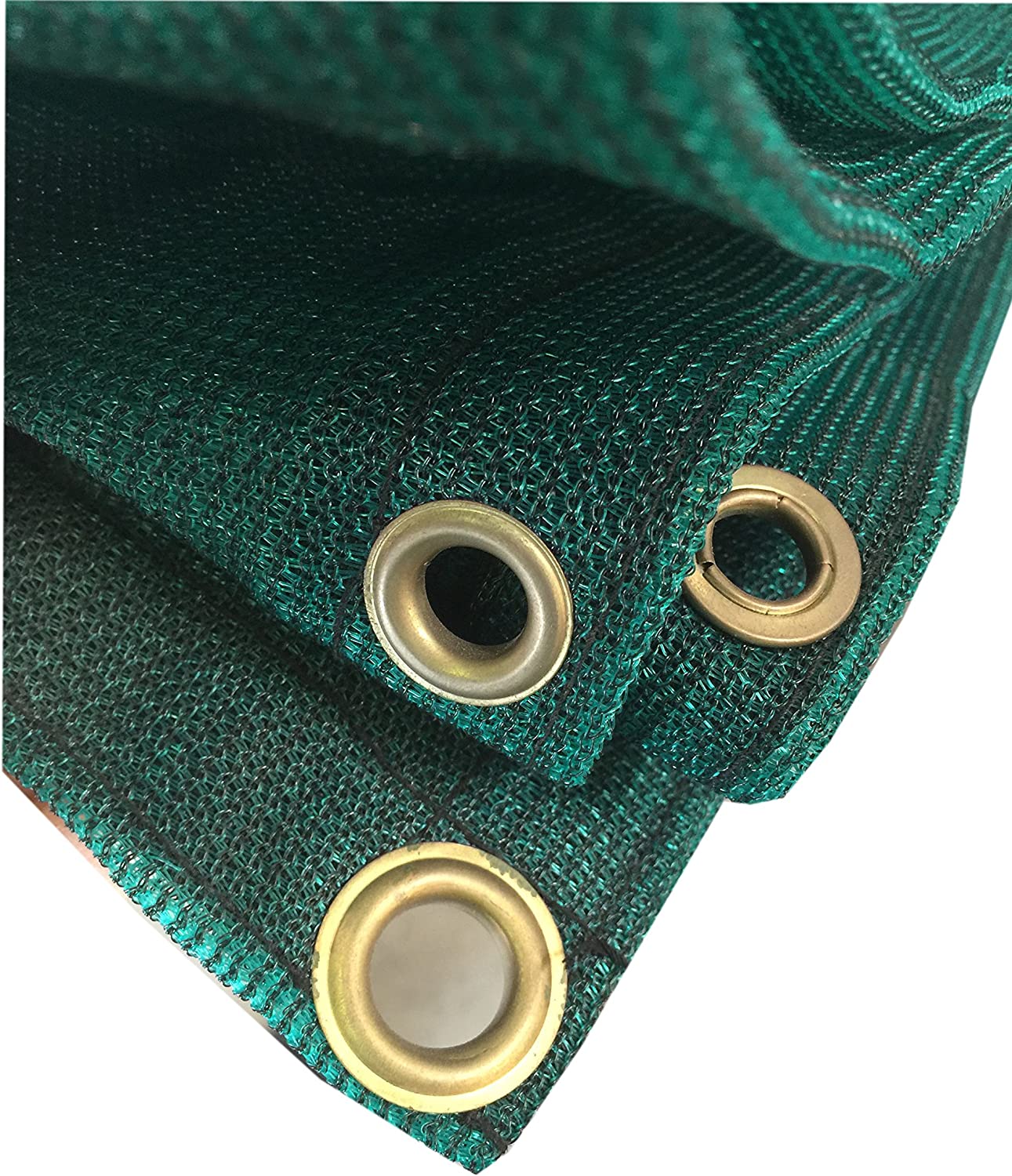 Voyager Tools Double Stitched Fence Mesh 6' x 50' (Extra Long) Shade for Fence Cover (Green)