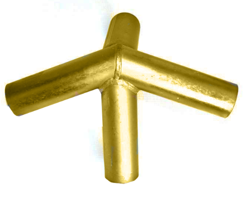 MEDIUM PEAK CANOPY 110° ANGLES P4D11 4-WAY PEAK CENTER END / PIPE DOWN