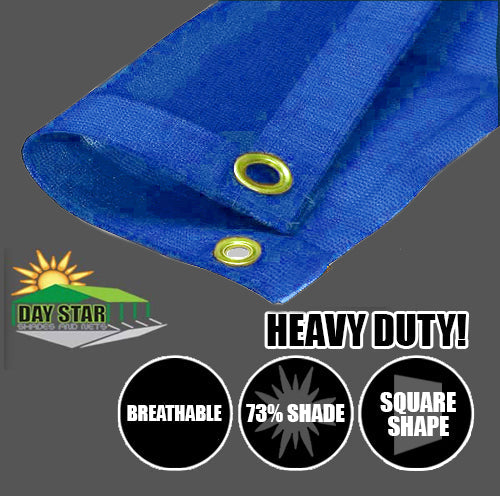 Day Star Shades Blue Mesh Tarp Cover Patio Canopy Shade