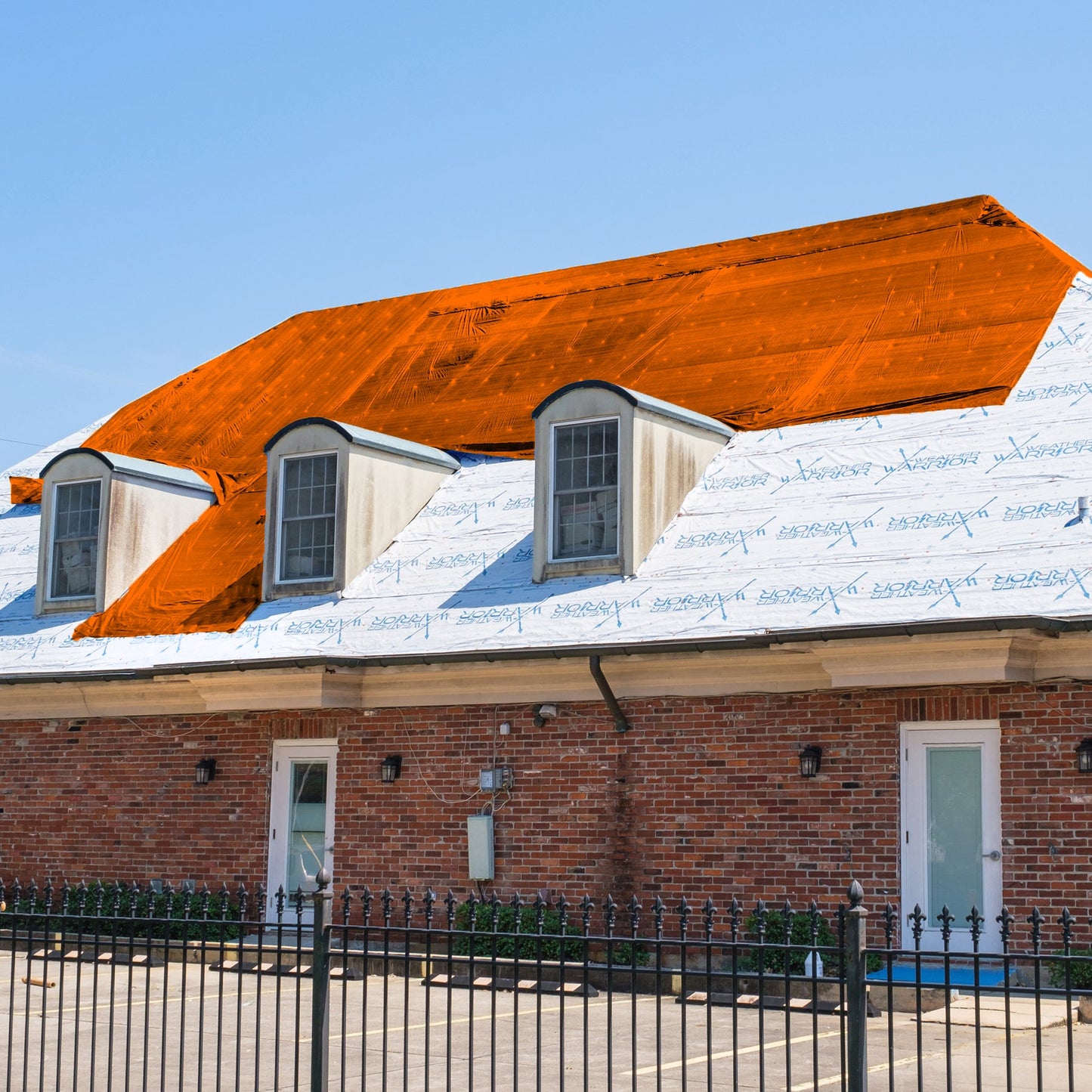 DAY STAR SHADES Extra Heavy Duty 12 mil ORANGE Tarp 3 Ply Coated Reinforced Canopy 3 Layer