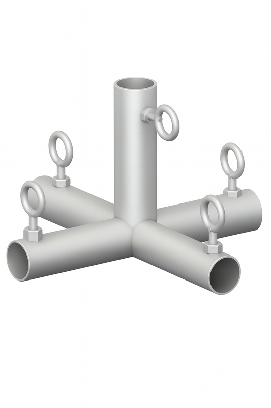 FLAT CANOPY 90° ANGLES F5 5-WAY CENTER