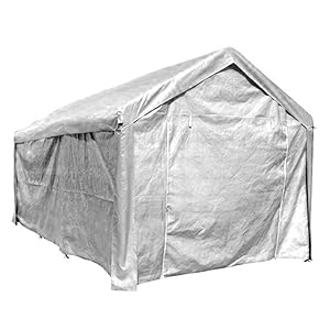 12' Front Panel Canopy Replacement Entrance Front Wall Panel with Zippers (Front Panel) Velcro Role Up Optional