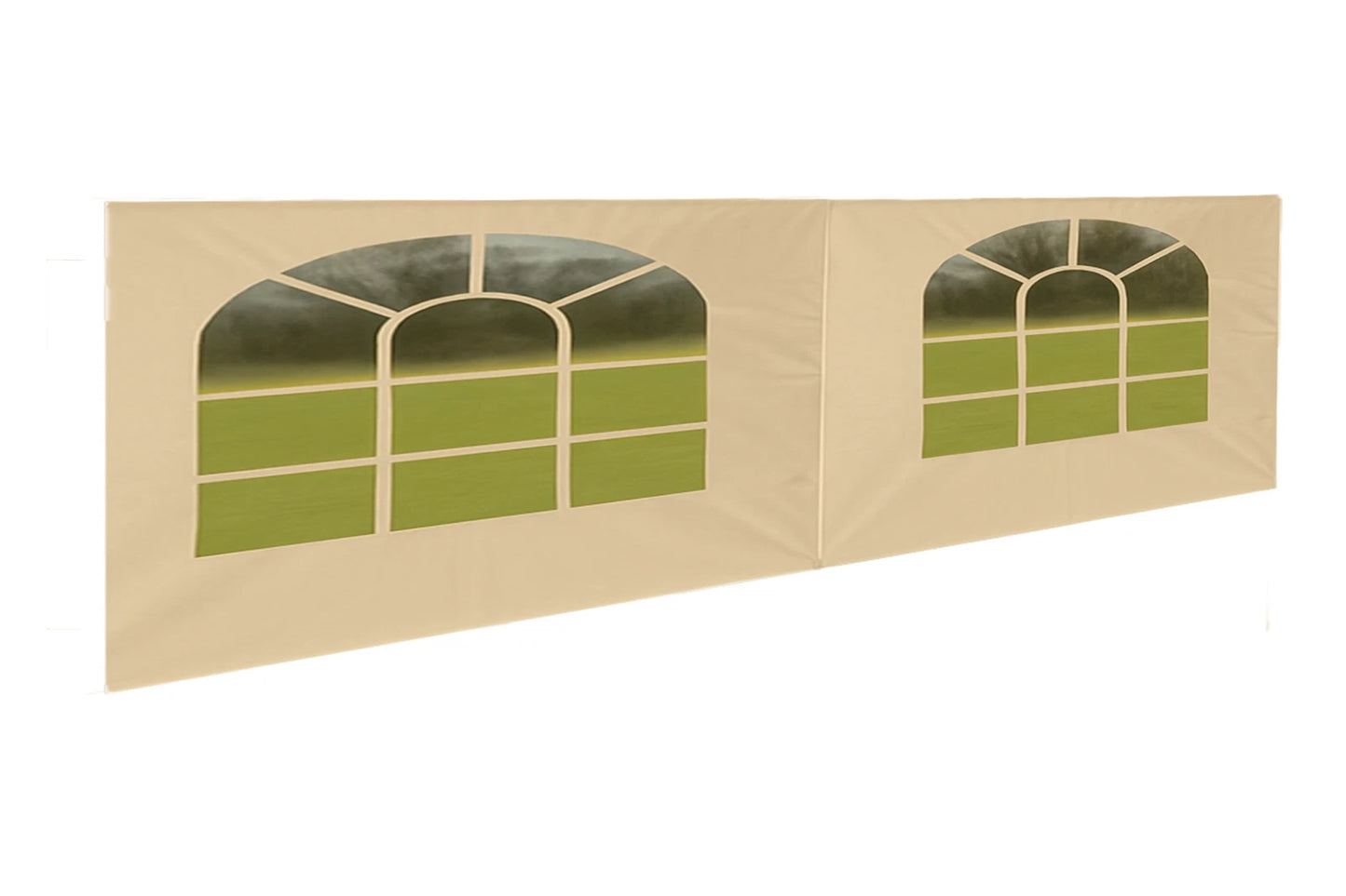 Sidewall Tarp Replacement Valance Side Wall with Large Arch Windows 12 MIL Heavy Duty 1 PC