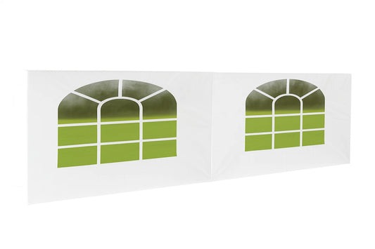 Sidewall Tarp Replacement Valance Side Wall with Large Arch Windows 12 MIL Heavy Duty 1 PC