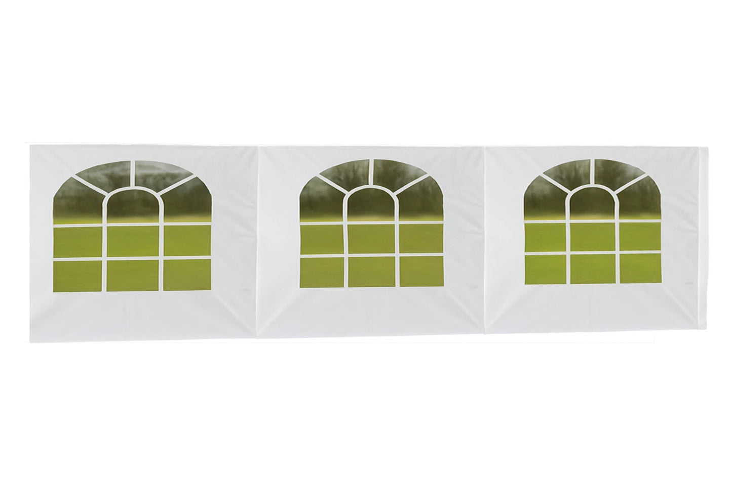 Sidewall Tarp Replacement Valance Side Wall with Large Arch Windows 12 MIL Heavy Duty 1 PC