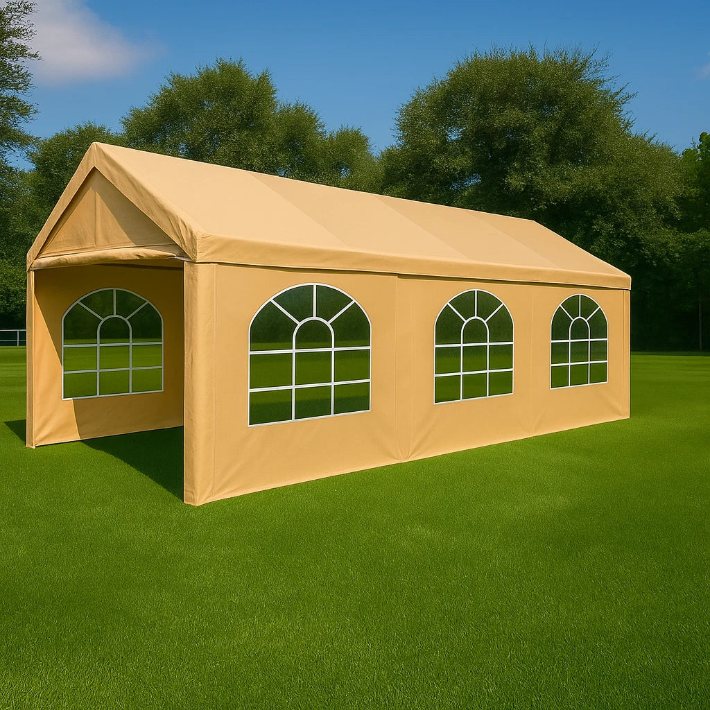 Sidewall Tarp Replacement Valance Side Wall with Large Arch Windows 12 MIL Heavy Duty 1 PC