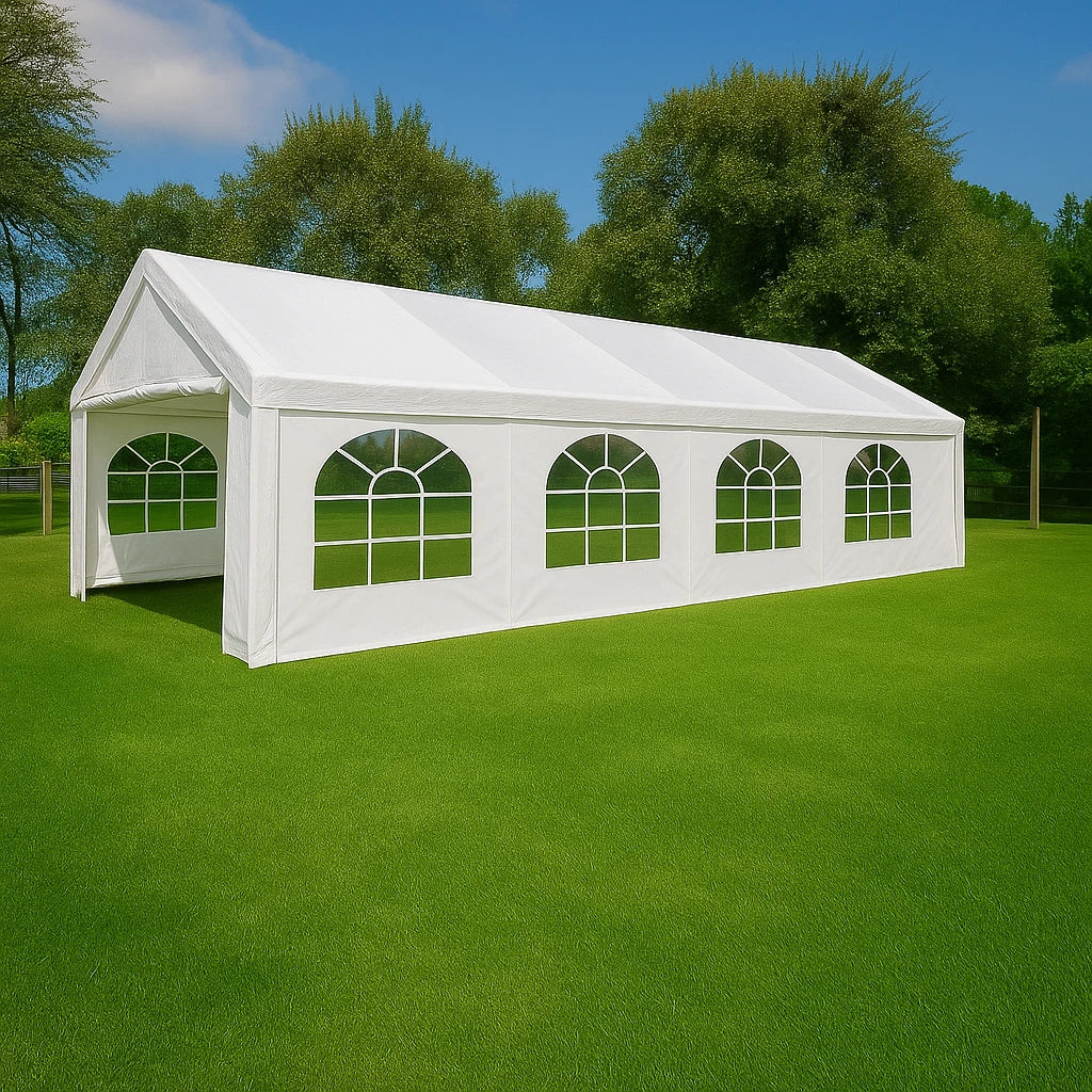 Sidewall Tarp Replacement Valance Side Wall with Large Arch Windows 12 MIL Heavy Duty 1 PC